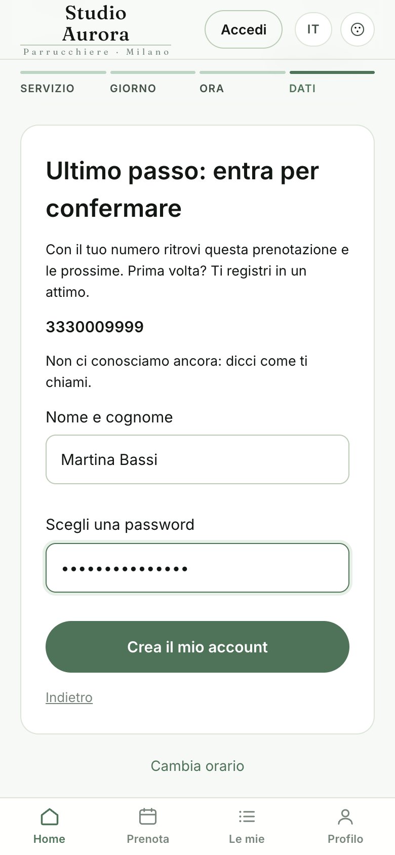 3 · Entra per confermare